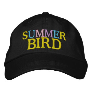 Casquette Brodée Oiseau d'été par SRF