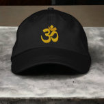Casquette Brodée Om Omkara<br><div class="desc">Brodé Om Omkara Bouddhiste symbole produits de broderie de Ricaso</div>