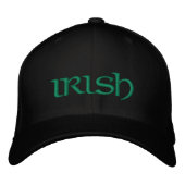 Casquette Brodée Orgueil vert irlandais coutume cool St Patrick’s D (Devant)
