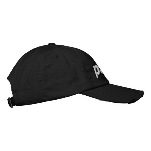 Casquette Brodée pâle (Droite)