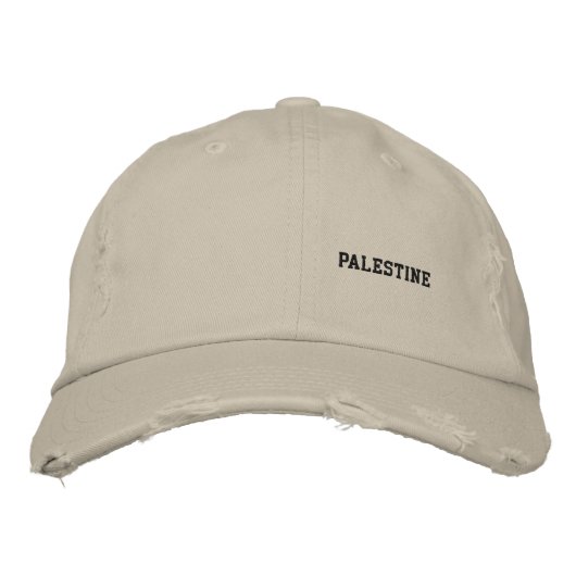 CASQUETTE BRODÉE PALESTINE (Devant)