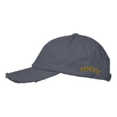 Casquette Brodée PAN-Cap-blue x gold (Gauche)