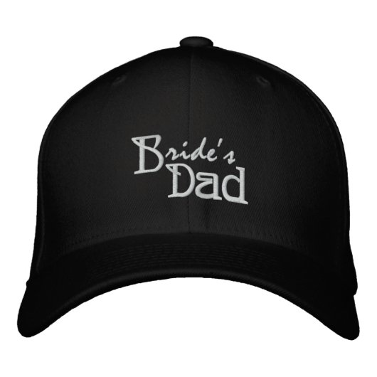 Casquette Brodée Papa de la mariée (Devant)