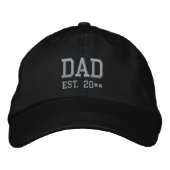 Casquette Brodée Papa Est. (Devant)
