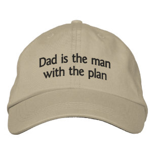 Casquette Brodée Papa Est L'Homme Avec Le Plan