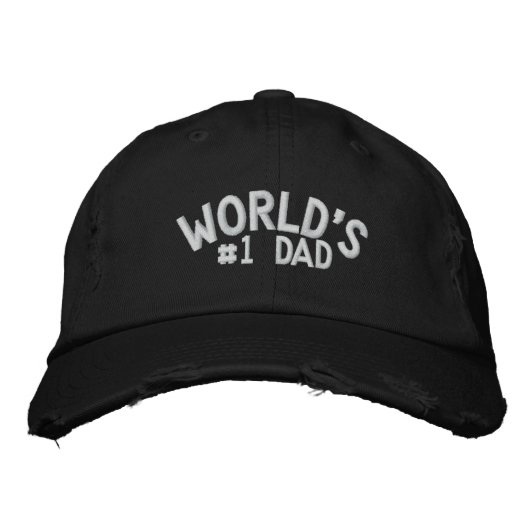 Casquette Brodée Papa n°1 du monde (Devant)