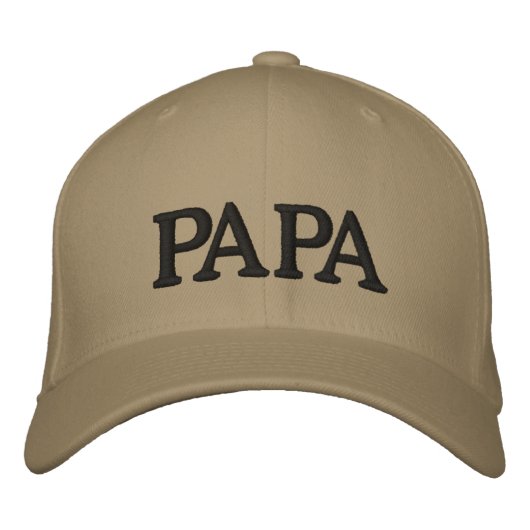 Casquette Brodée Papa Pet (Devant)