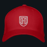 Casquette Brodée Papa Simple Typographie Moderne Personnalisé<br><div class="desc">Le Casquette de baseball brodé personnalisé Papa est un simple texte brodé moderne "Papa". Parfait comme cadeau pour papa pour la Fête des pères,  Noël,  anniversaire et plus. Créé par Evco Studio www.zazzle.com/store/evcostudio</div>