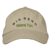 Casquette Brodée Parc national Big Bend (Devant)
