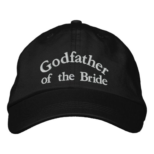 Casquette Brodée Parrain de la mariée (Devant)