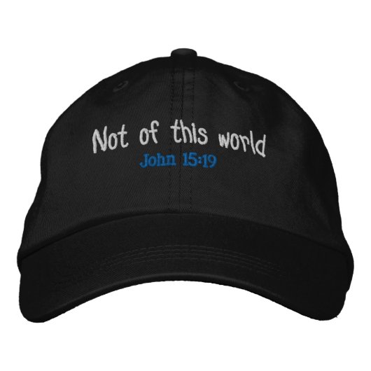 Casquette Brodée Pas de ce monde (Devant)