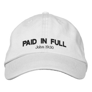 Casquette Brodée Payé en entier