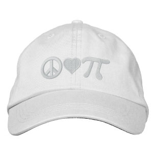 Casquette Brodée Peace love pi