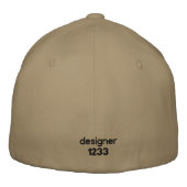 Casquette Brodée pêche (Dos)