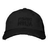 CASQUETTE BRODÉE PÊCHE, NINJA (Devant)