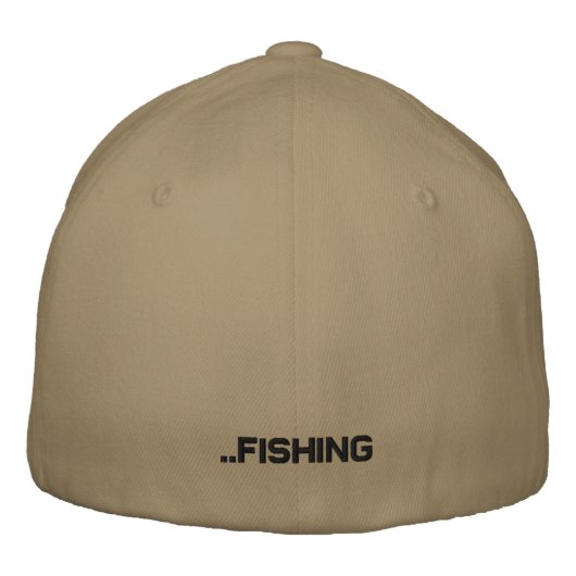 Casquette Brodée Pêche terminée (Dos)