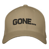 Casquette Brodée Pêche terminée (Devant)