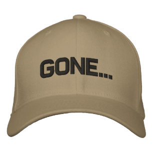 Casquette Brodée Pêche terminée
