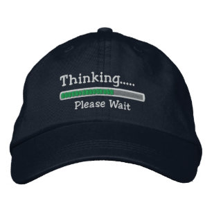 Casquette Brodée Penser Veuillez patienter