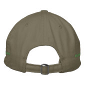 Casquette Brodée Pensez vert (Dos)