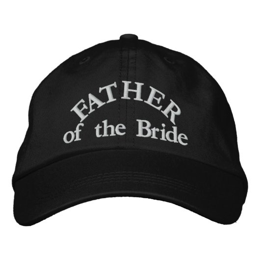 Casquette Brodée Père de la mariée (Devant)