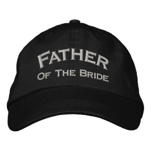 Casquette Brodée Père Du Mariage De Mariée