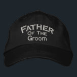 Casquette Brodée Père Du Mariage Groom<br><div class="desc">Père de la Groom mignon casquette de baseball. Parfait pour toutes vos fonctions et événements mariages. J'ai des casquettes disponibles dans mon magasin pour chaque membre de votre mariage. Visitez Smilin' Eyes Treasures pour plus d'invitations de mariage et de mariage,  de cartes et de cadeaux.</div>