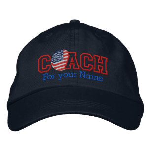 Casquette Brodée Personalized American Coach with your name