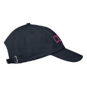 Casquette Brodée Personalized Coach in Hot Pink (Droite)