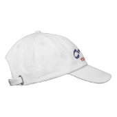 Casquette Brodée Personalized Commodore Lifesaver Anchor Your Name (Droite)