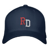 Casquette Brodée Personalized Initial Baseball Cap - Embroidered (Devant)