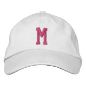 Casquette Brodée Personalized Monogram Bold Initial (Devant)