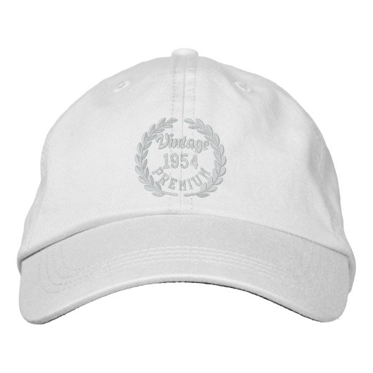 Casquette Brodée Personalized Your YEAR Premium Laurels Embroidery (Devant)