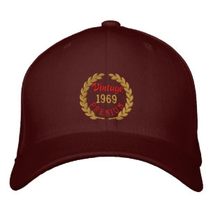 Casquette Brodée Personalized Your YEAR Premium Laurels Embroidery