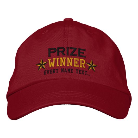 Casquette Brodée Personnalisable Modifier le texte Prix gagnant Bro (Devant)