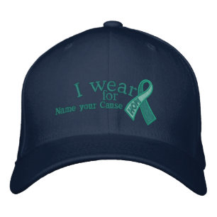 Casquette Brodée Personnalisé Jade Hope Ribbon Sensibilisation Votr