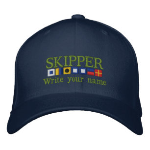 Casquette Brodée Personnalisé Personnalisé Votre Skipper Indicateur
