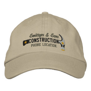 Casquette Brodée Personnalisé pour votre entreprise de construction