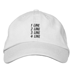 Casquette Brodée Personnalisé Réglable Faire Vous-Même