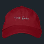 Casquette Brodée Personnalisé Rouge Texte de première année Étudian<br><div class="desc">Nom du texte de première année Casquette ou Casquette Casquette étudiant avec Rose Couleur Texte Joli et confortable Couleur Rouge Casquette</div>