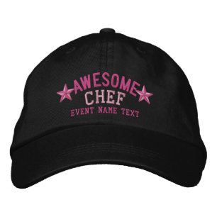 Casquette Brodée Personnalisé Votre Nom Awesome Chef Broderie