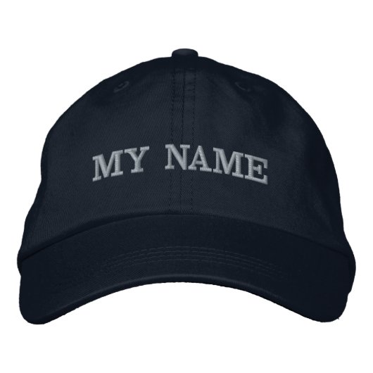 CASQUETTE BRODÉE PERSONNALISER MON NOM (Devant)