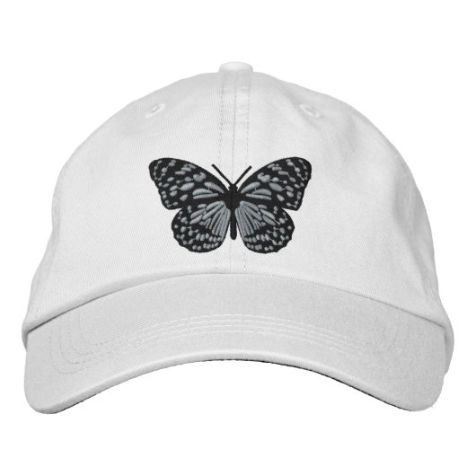 Casquette Brodée Petit Papillon mignon (Devant)