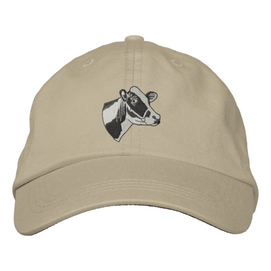 Casquette Brodée Petite tête Holstein (Devant)