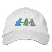 Casquette Brodée Petits Dinosaures (Devant)