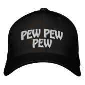 Casquette Brodée Pew Pew (Devant)