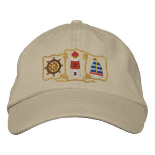 Casquette Brodée Phare et voilier