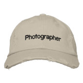 Casquette Brodée Photographe (Devant)