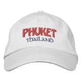 Casquette Brodée Phuket, Thaïlande (Devant)