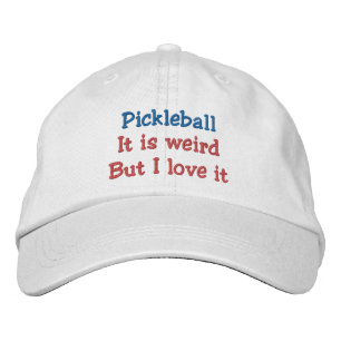 Casquette Brodée Pickleball : c'est bizarre mais j'adore